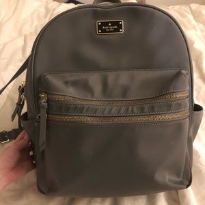 Kate spade pearl grey backpack
